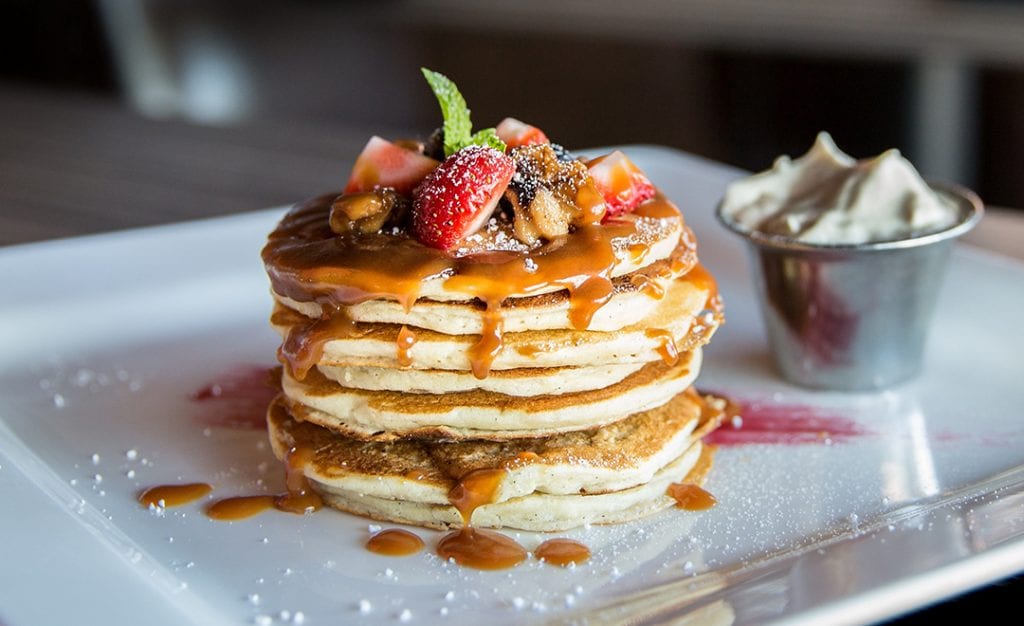 pancakes have a lower glycemic index with syrup