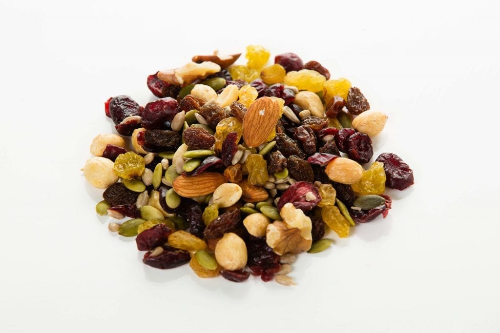 dried fruit and nuts trail mix not as healthy as fruit