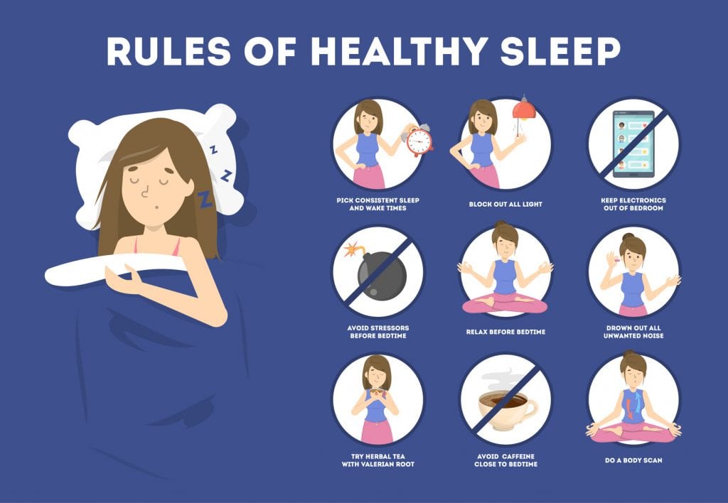 Rules of healthy sleep to prevent weight gain