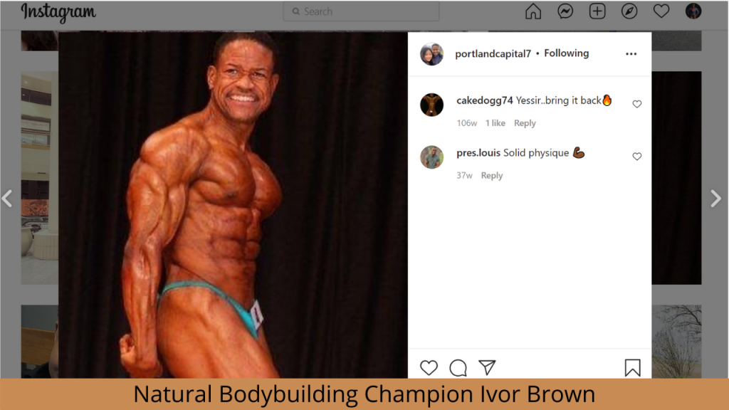 natural bodybuilding champion Ivor Brown