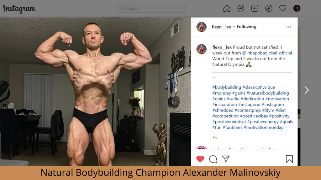 drug free bodybuilder