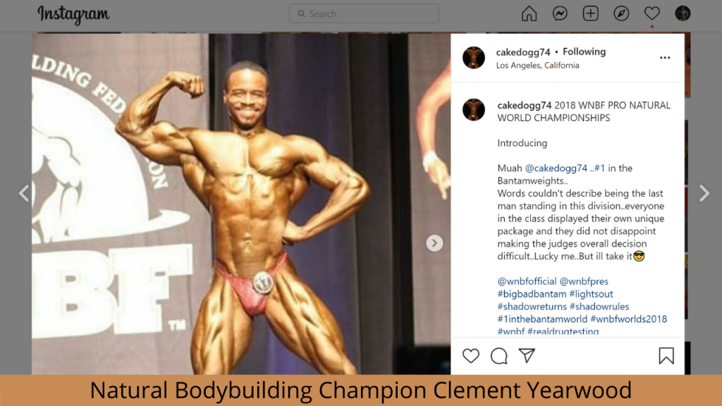 Clement Yearwood World Natural Bodybuilding Champion