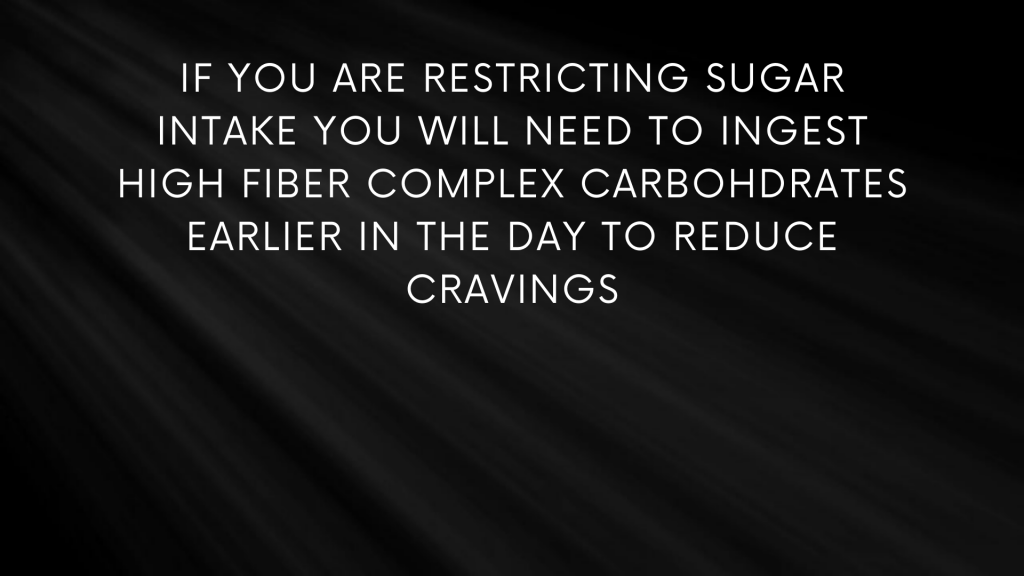 how to stop sugar cravings naturally with high fiber foods