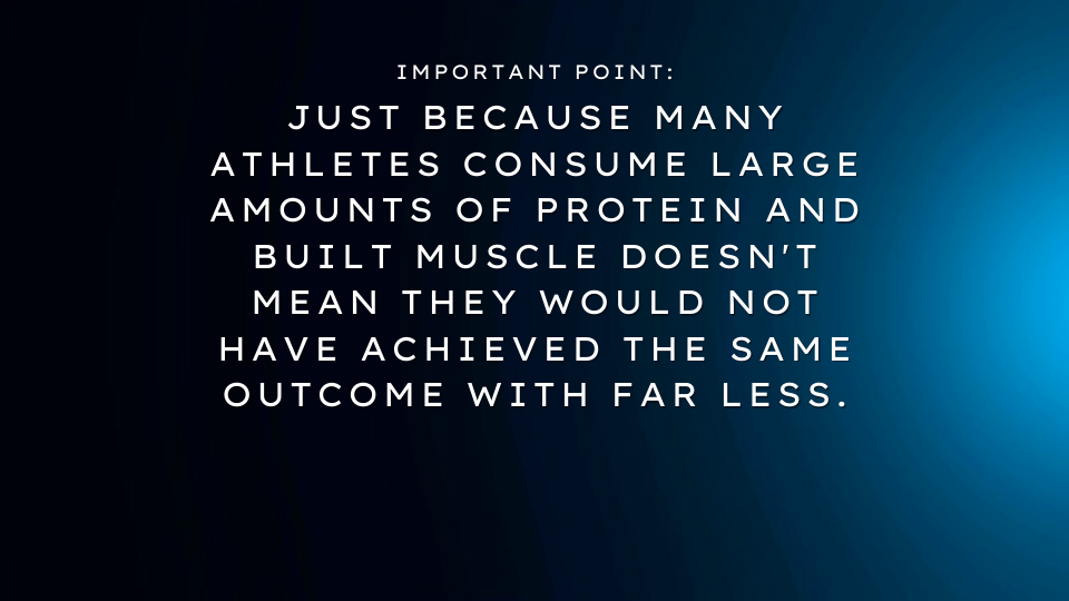 Consuming Large Amounts Proteins to Build Muscle May Not Be Necessary