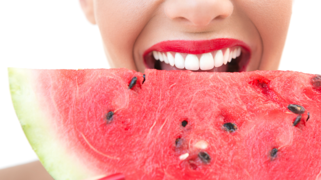 how to lose 5 pounds overnight- eat a large serving of watermelon