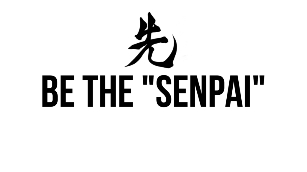 Be the Senpai and try to help newcomers at the gym if you can