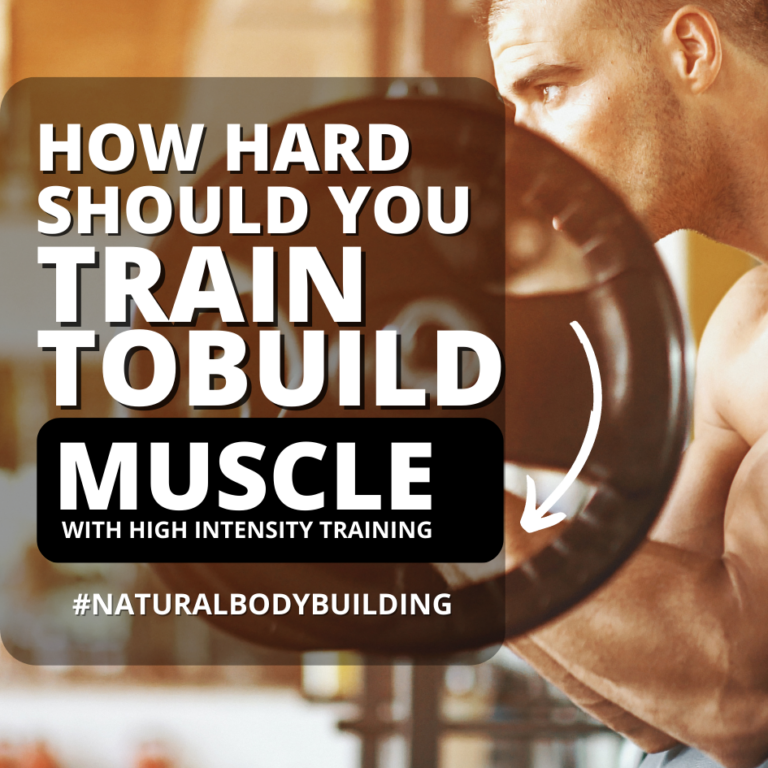 How Hard Should You Train To Build Muscle