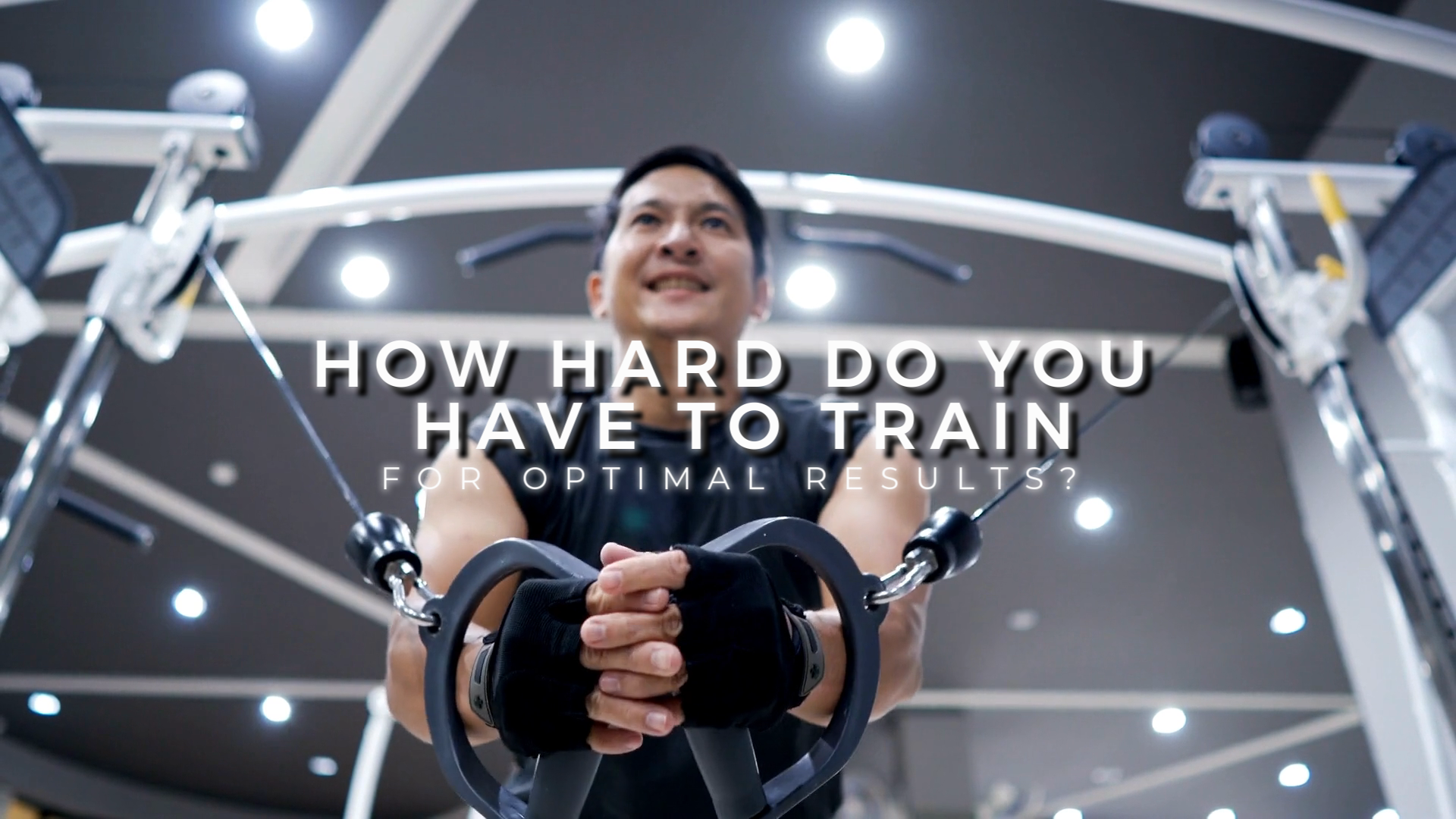 How hard do you have to train, what really matters is how hard the training is relative to you.