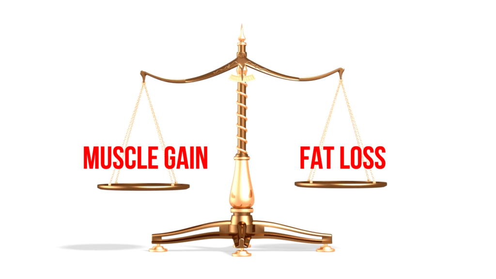 It is possible to both lose fat and gain muscle at the same time.