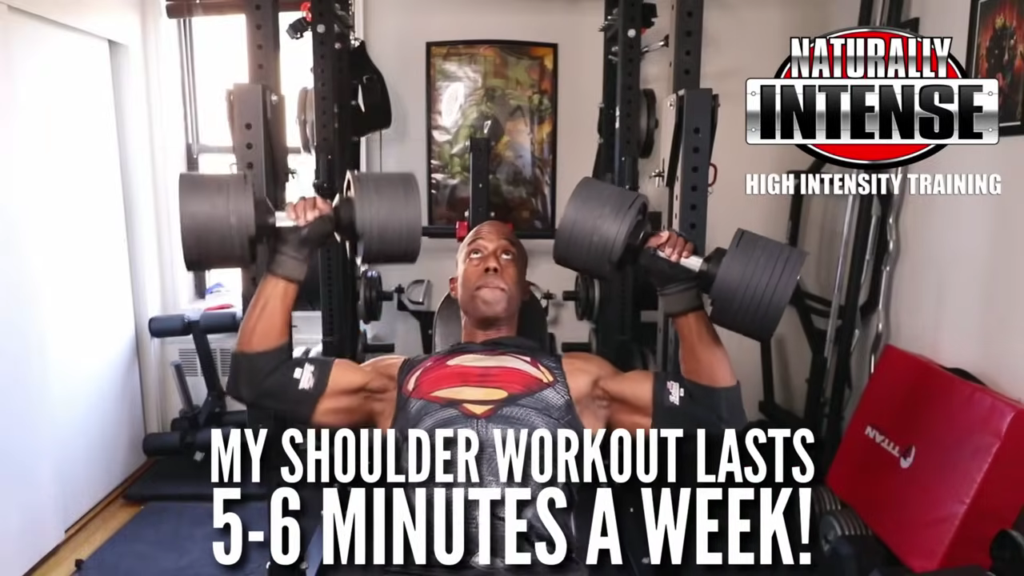 Kevin Richardson's high intensity shoulder workouts only last 5-6 minutes