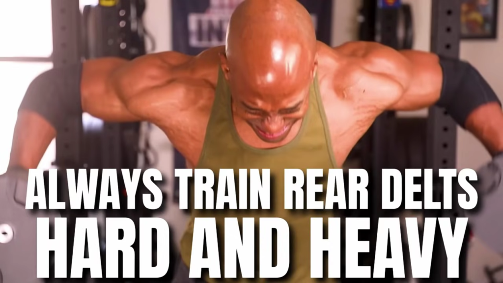 Like with all Naturally Intense High Intensity Training exercises, you must train the rear deltoids hard and heavy