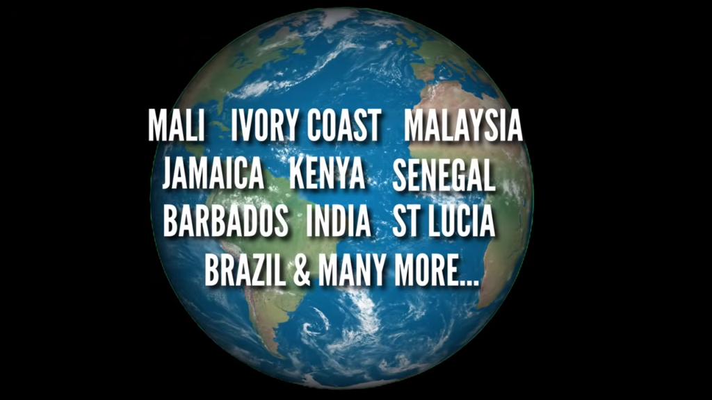 Kevin lists Mali, Ivory Coast, Malays, Jamaica, Kenya, Senegal, and more countries to show how his hypothesis is relevant to those he's worked with around the world