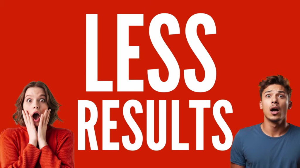People in the image look shocked when discovering that over consuming calories and protein can actually lead to less results!