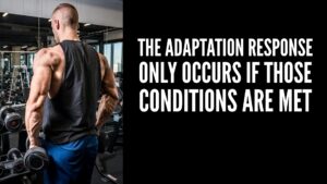 muscle growth only happens if this is met