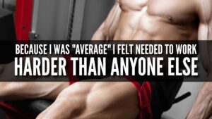 bad genetics helped me train harder