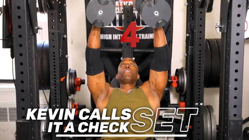 Kevin calls the warm up set a check set